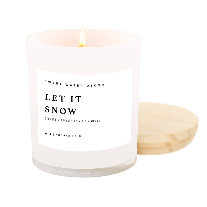 Let It Snow Soy Candle