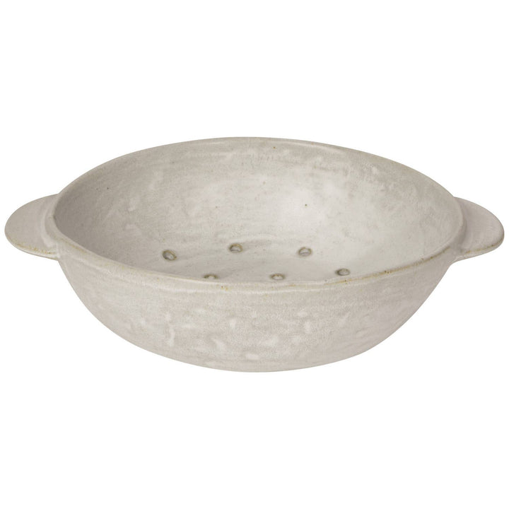 Ivory Stoneware Fruit Bowl
