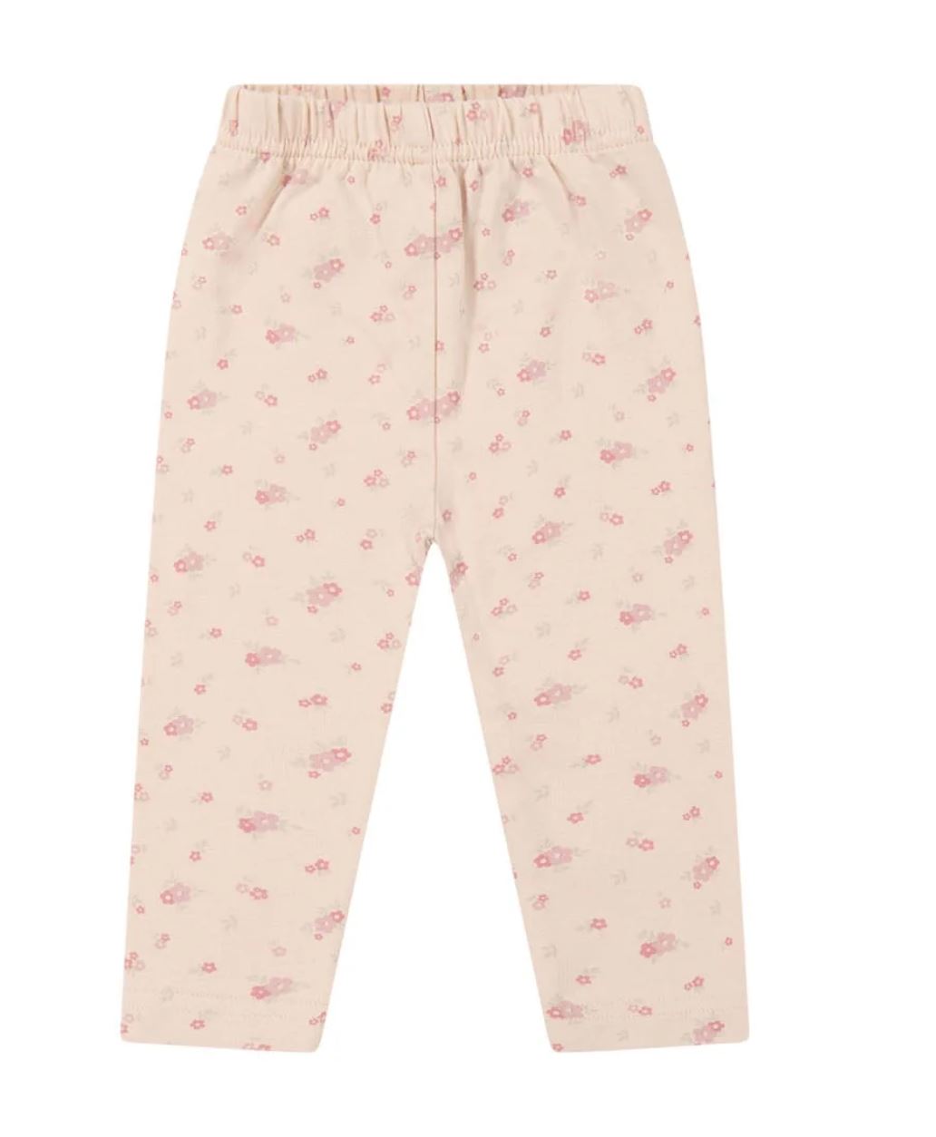Organic Cotton Legging - Floral Pink