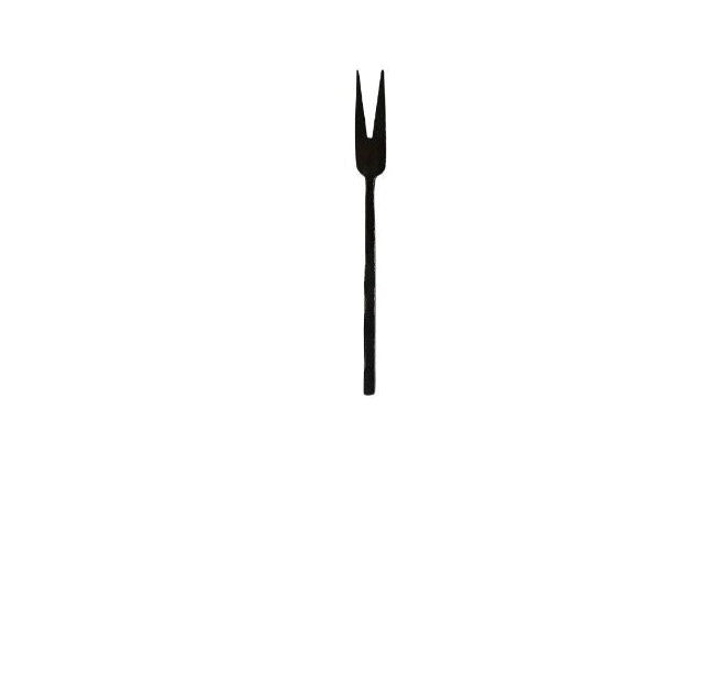 Matte Black Appetizer Fork