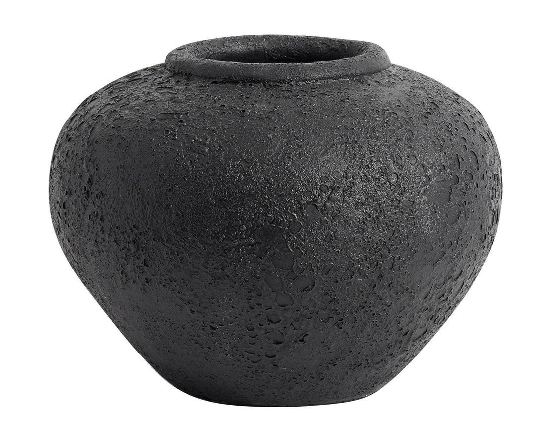 Black Terracotta Vase