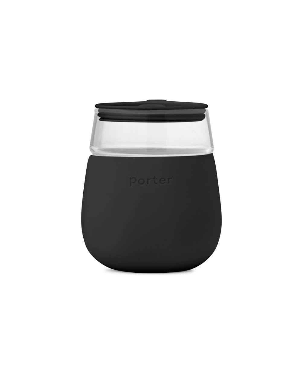 Porter Glass Cup- Charcoal