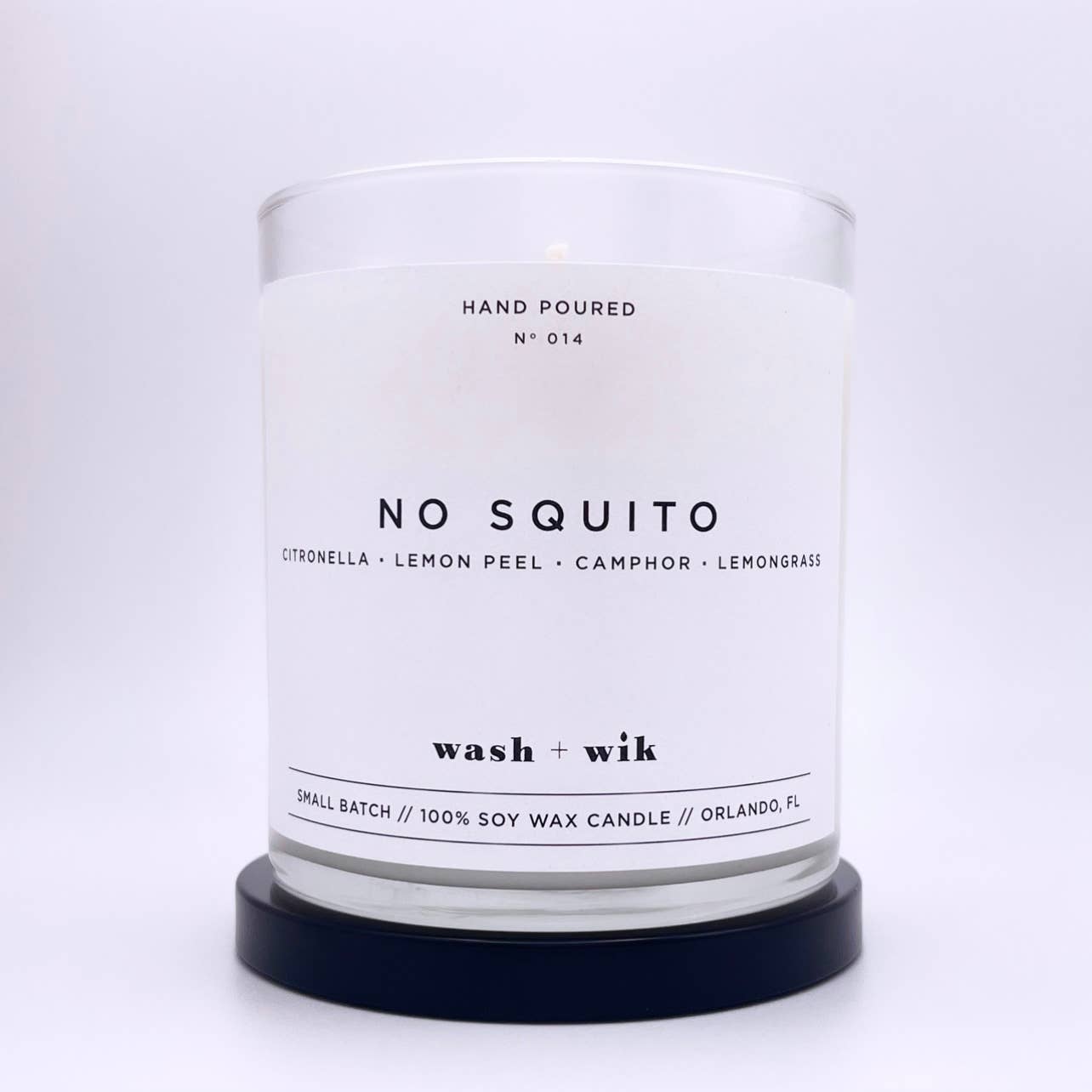 No Squito Citronella Soy Wax Candle | Outdoor - 8.75oz