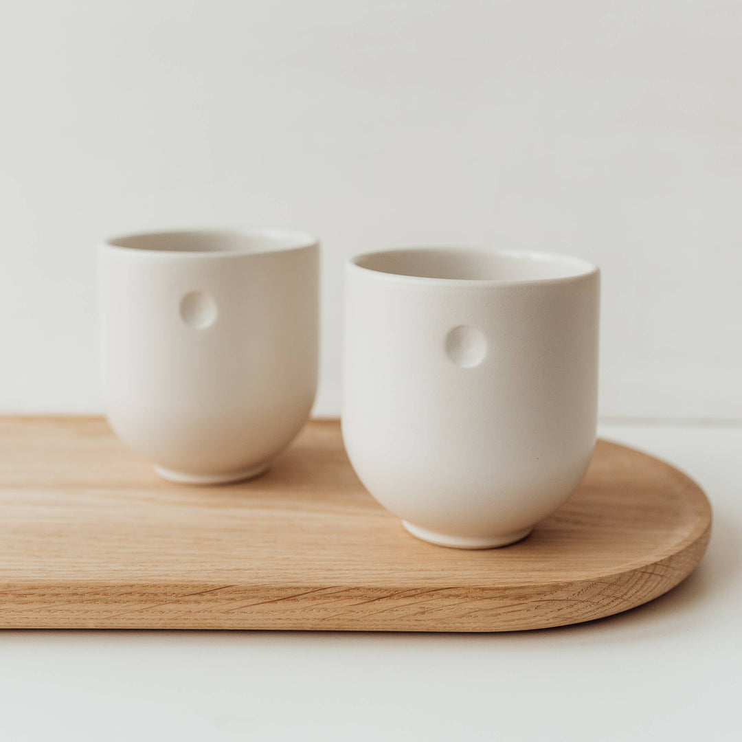 Handmade Resting Point Mug - Cream