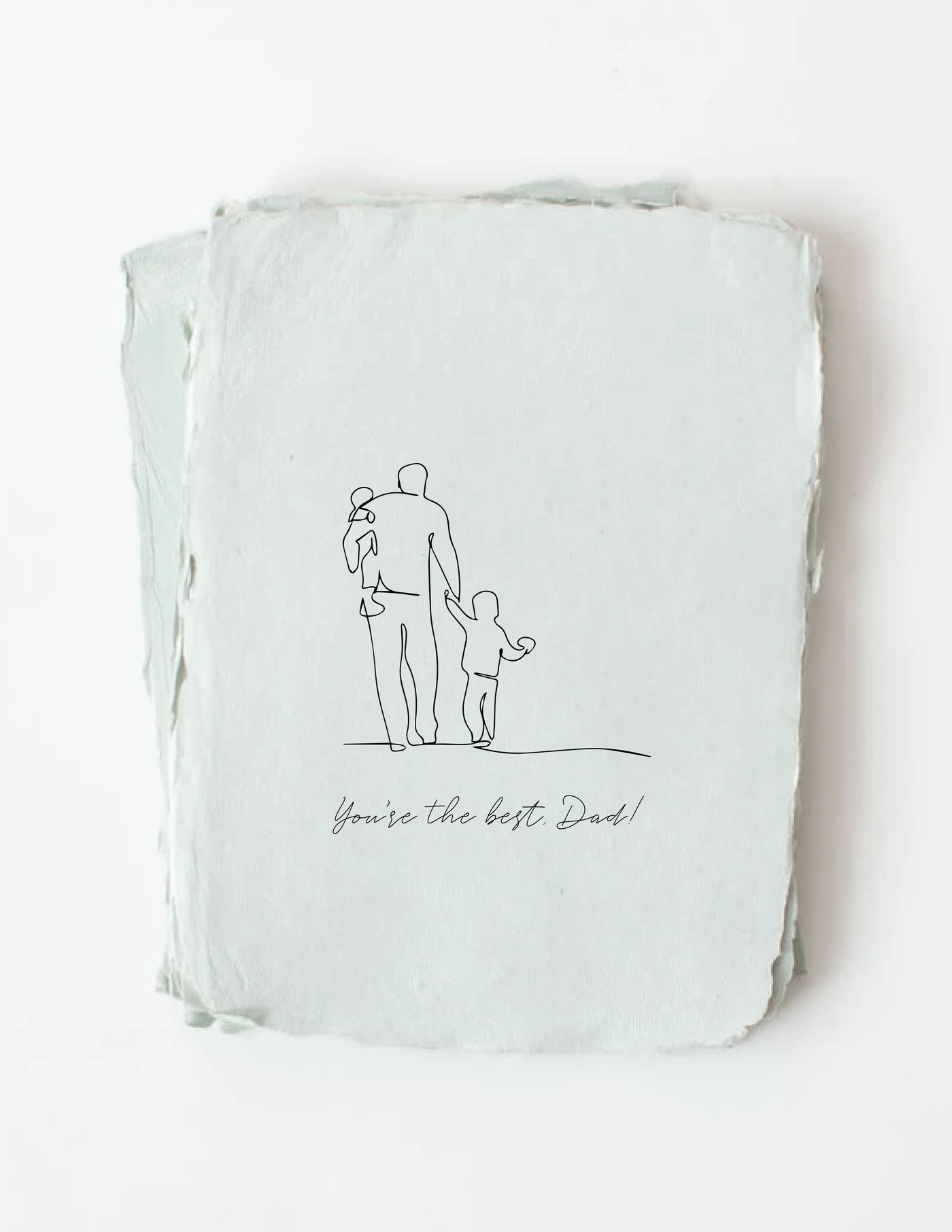 "You're the best, Dad!" Father's Day Greeting Card