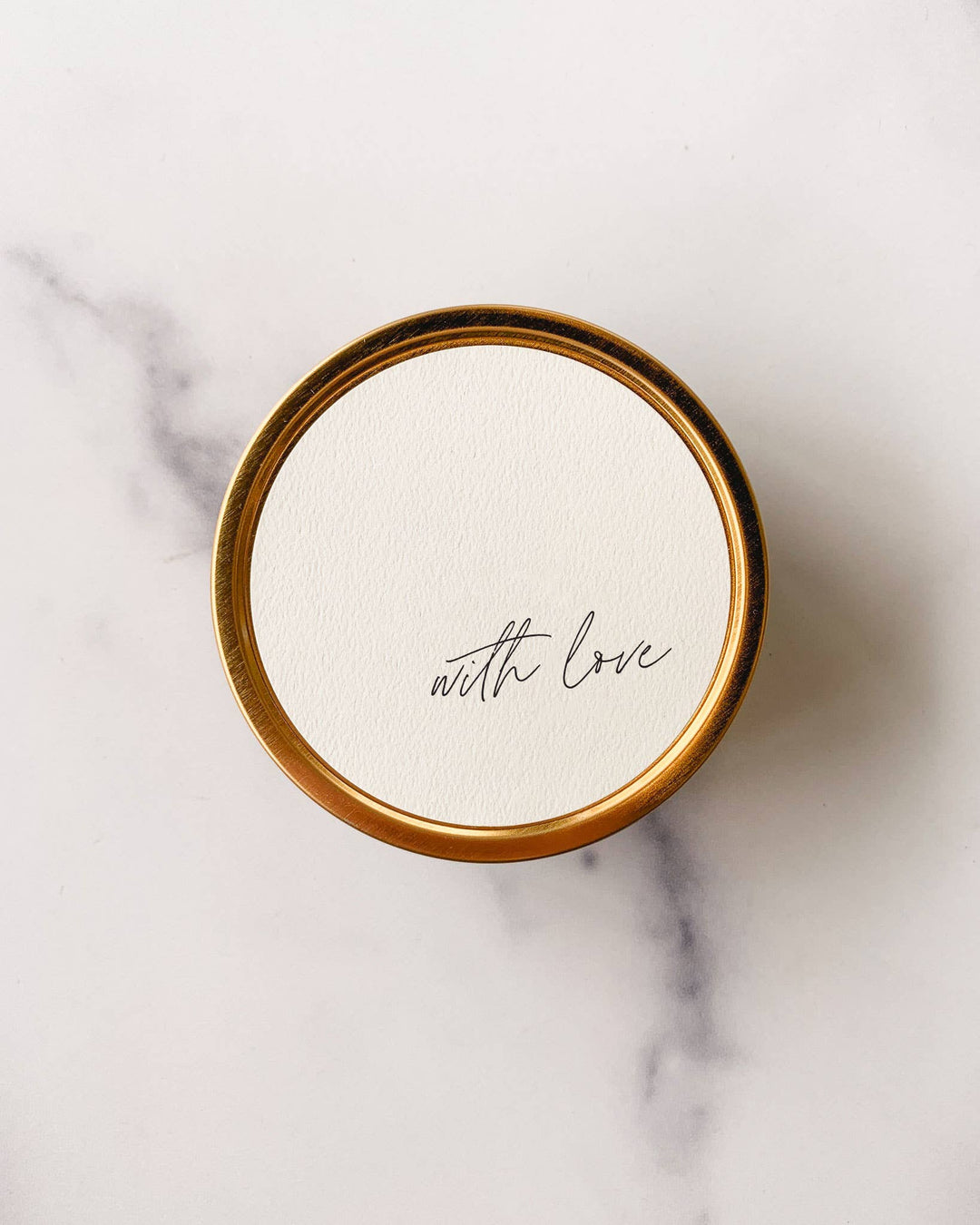 "With Love" Soy Travel Candles