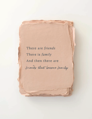 "Friends that are Family" Friendship Greeting Card