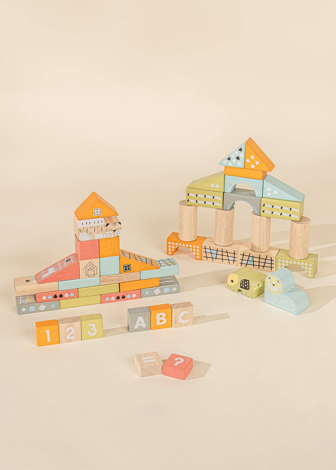 Wooden Blocks Set | ABC 123