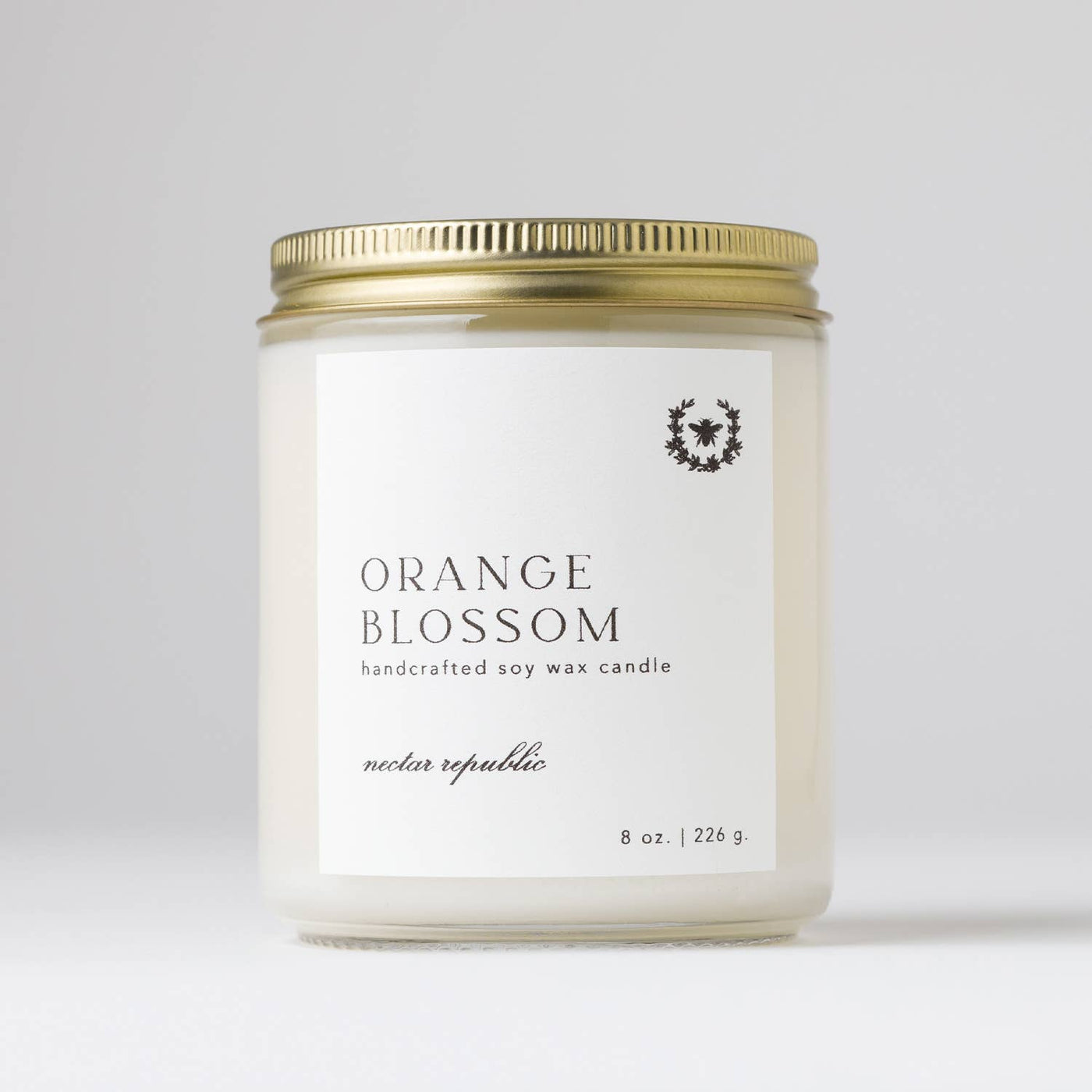 Orange Blossom : Jar soy Candle