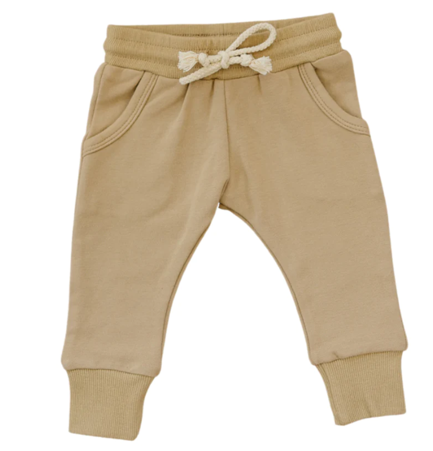 Cafe French Terry Joggers- 3-6